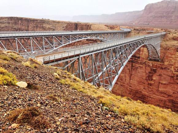 Navajo bridge, marble canyon,az